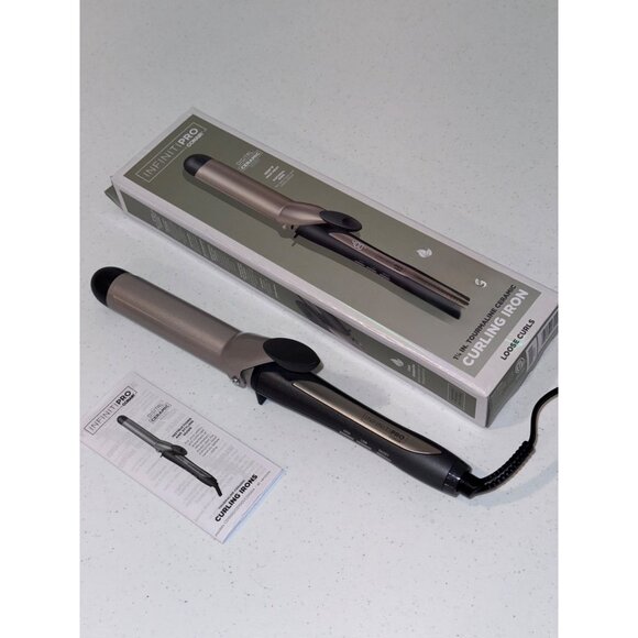 Infiniti Pro By Conair Tourmaline Ceramic Curling Iron 1.25" Loose Curls Digital - Picture 2 of 3